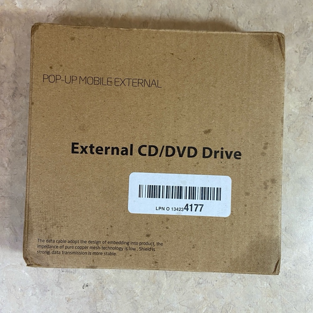 Gotega External DVD Drive, USB 3.0 Portable CD/DVD +/-RW Drive/DVD Player.